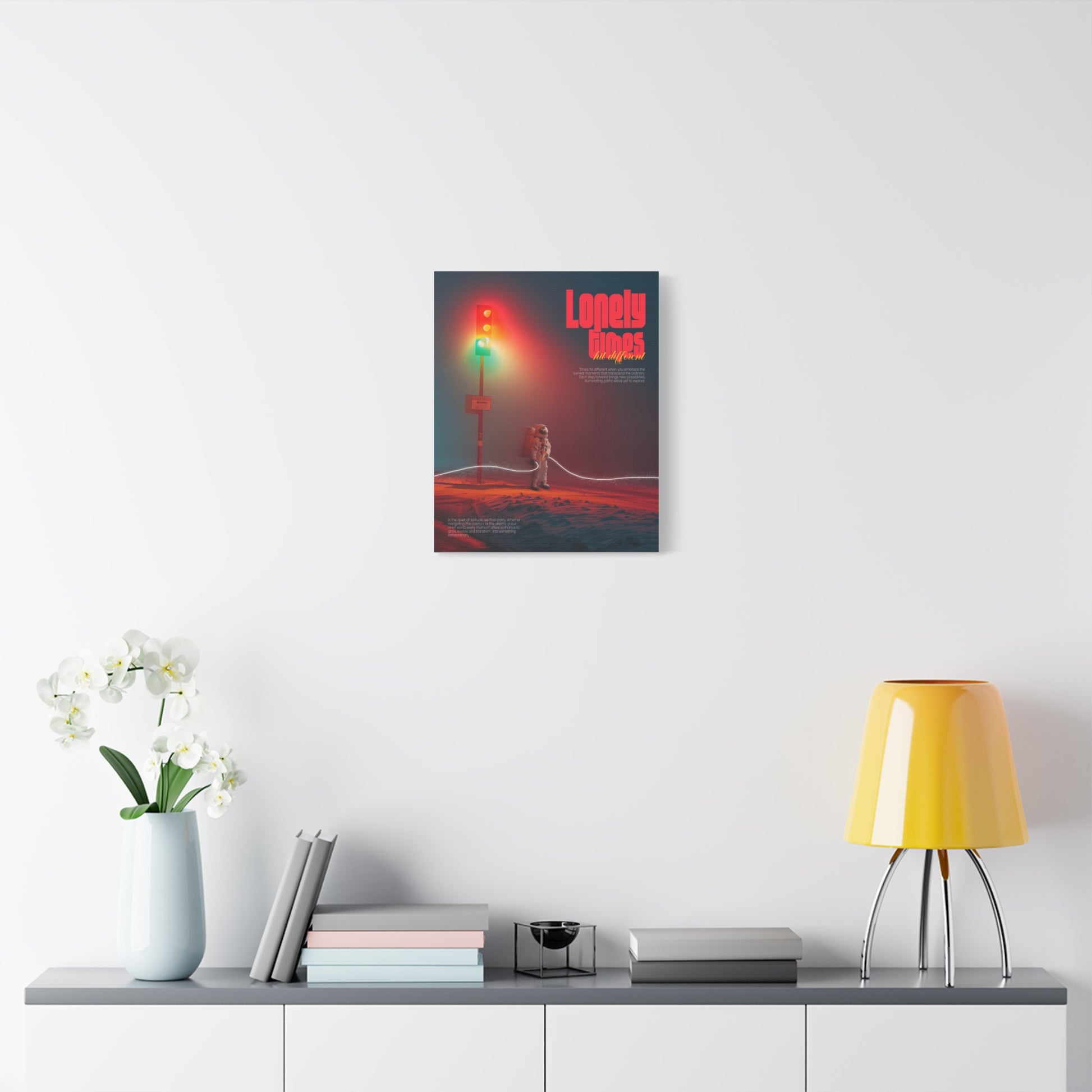 Canvas Print - Lonely Times Astronaut Wall Art