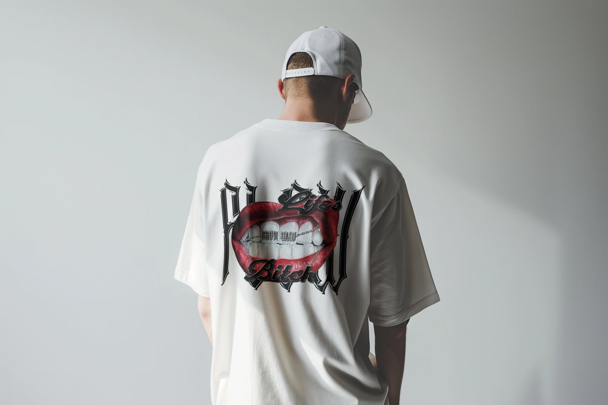 Rap Culture Tshirt with 'Life’s a B—' Design