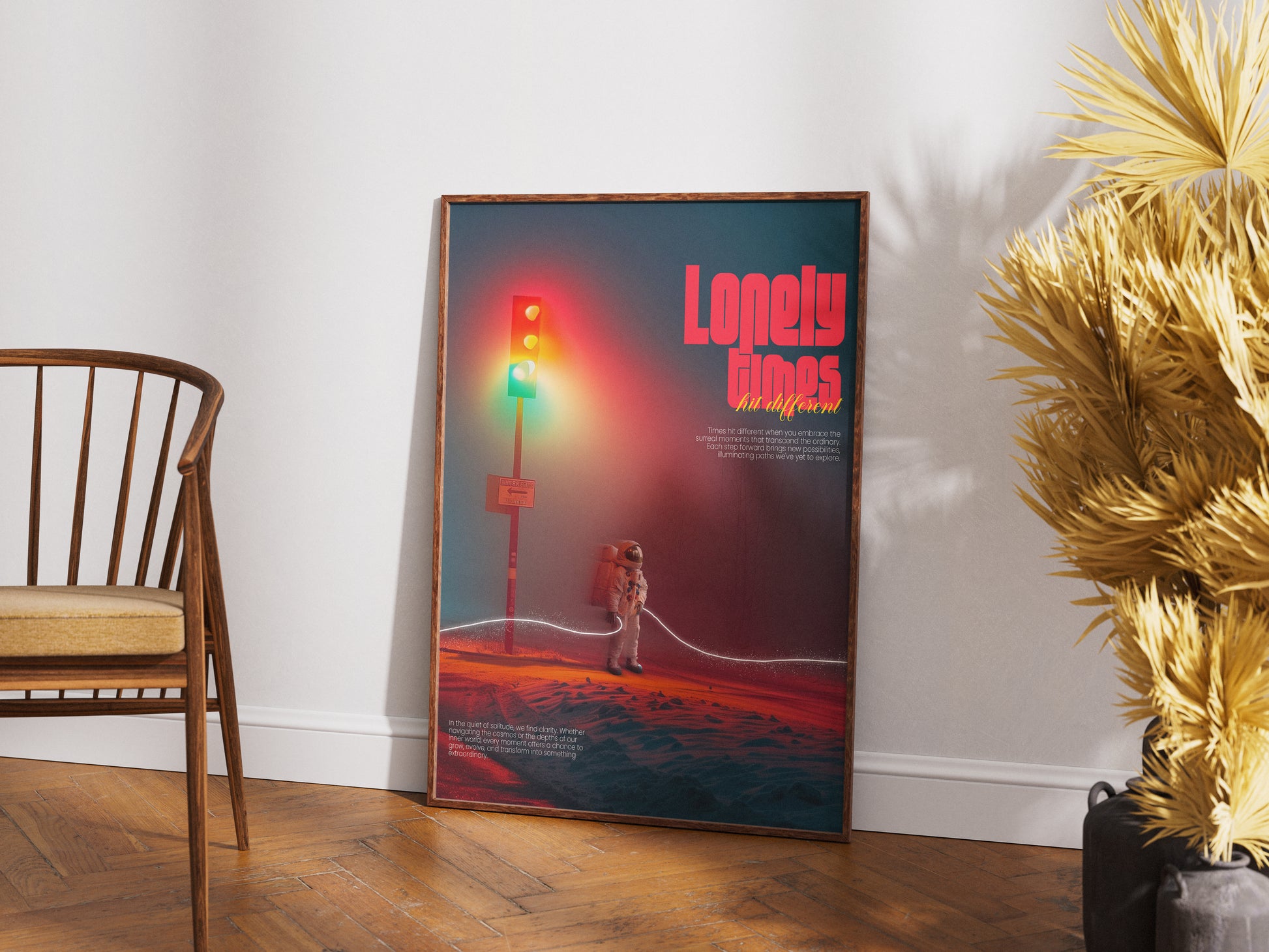 Canvas Print - Lonely Times Astronaut Wall Art