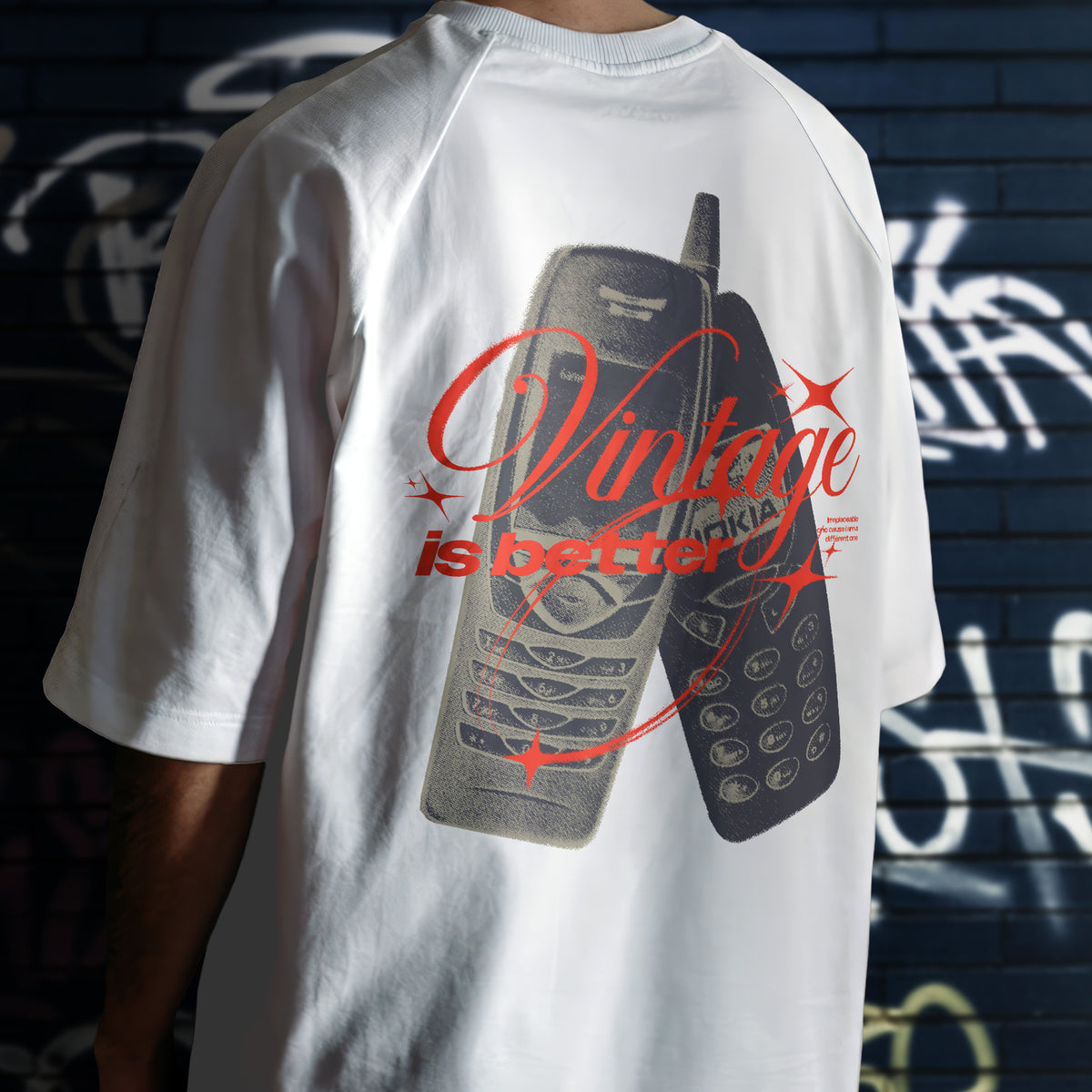Retro T-shirt With Vintage Vibes - Nokia