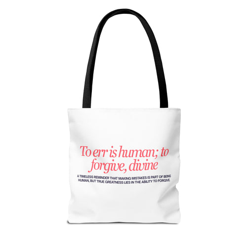 Brain Cartoon Tote Bag – Retro Style Clever Quote Design